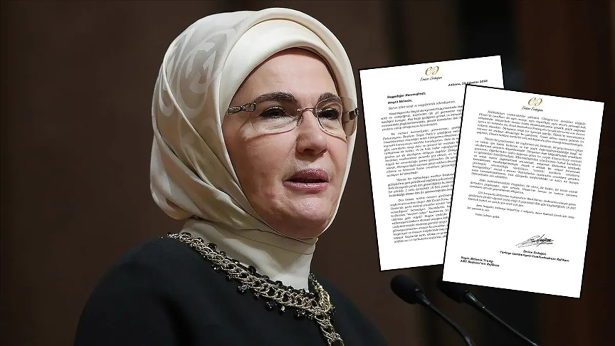 Emine Erdoğan'dan Melania Trump'a Gazze mektubu! Zulme uğrayan çocuklar için ortak vicdan çağrısı | Kabineden destek paylaşımları