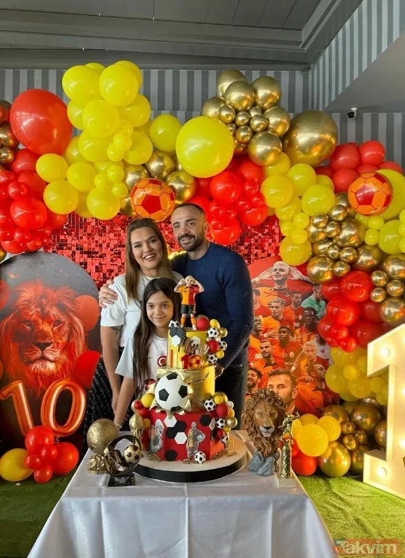 Demet Akalın ile Okan Kurt'un kızı Hira'nın Icardi temalı yaş günü partisi! Hira 10 yaşında! Annesi Beşiktaşlı olsa da... - 3