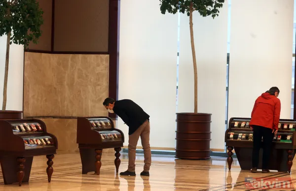 Başkan Recep Tayyip Erdoğan'ın sigarayla mücadele kapsamında topladığı sigara paketleri Cumhurbaşkanlığı Külliyesi'nde sergileniyor - 6