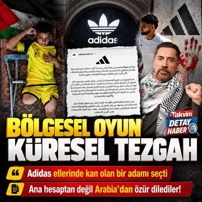Javier Bardemin boykot çağrısı sonrası Adidastan bölgesel oyun: Arabia hesabından özür dilediler