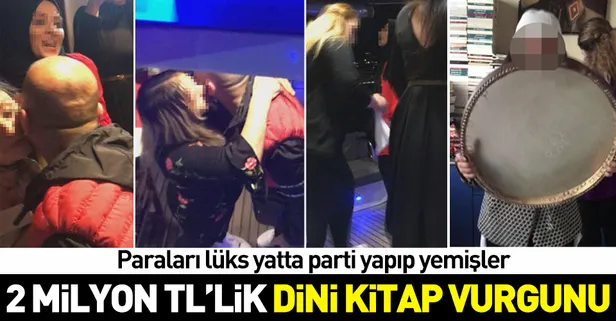'Diyanetten arıyoruz' diyerek dolandırdılar; lüks yatta parti verdiler-1