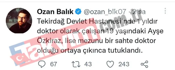 sahte-doktor-aysem-ozkiraz-chpye-yakin-anketci-kemal-ozkirazin-akrabasi-cikti-ozan-balik-hemen-tweet-sildi-1669633333833.jpg Sahte doktor Ayşem Özkiraz CHP'ye yakın anketçi Kemal Özkiraz'ın akrabası çıktı! Ozan Balık hemen tweet sildi!-4