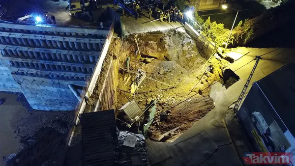 Ümraniye'de metro inşaatı yakınında göçük - 16