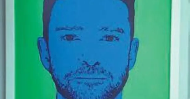 Justin Timberlake'in sabıka fotoğrafı sanat eseri oldu