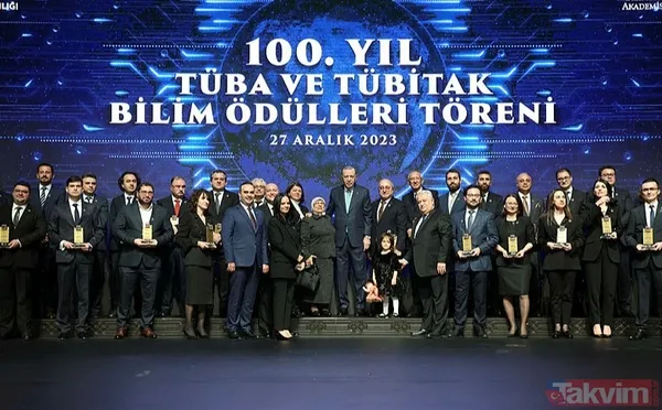 TÜBİTAK ve TÜBA Bilim Ödülleri sahiplerini buldu! 100.yılda Başkan Recep Tayyip Erdoğan takdim etti - 7