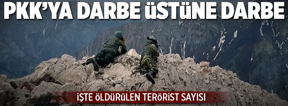 Çukurca’da PKK’ya darbe üstüne darbe!