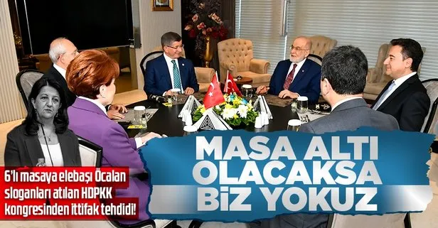 6’lı masaya ittifak tehdidi!