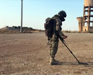 MSB duyurdu! Barış Pınarı Harekatı bölgesinde mayın ve EYP temizliği sürüyor...