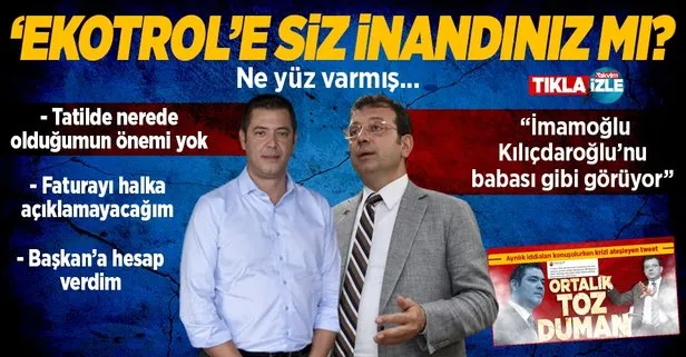 Ekotrol Murat Ongun’un özrü kabahatinden büyük!