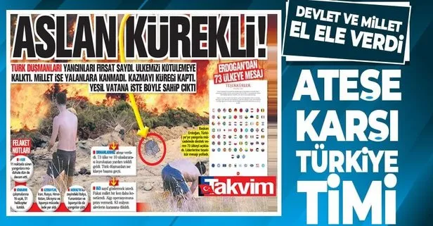Türk düşmanları yangınları fırsat saydı ülkemizi kötülemeye kalktı! millet ise yalanlara kanmadı