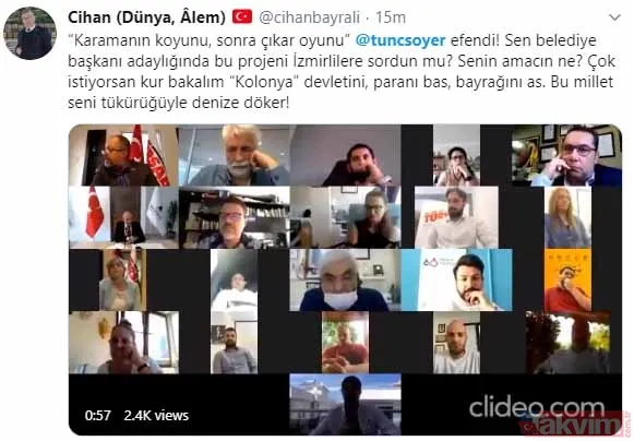 Tunç Soyer'in 'İzmir bayrağı ayrı olsun' şeklindeki "elayet" çıkışına tepkiler çığ gibi: "Bölücülerle aynı muameleyi hak edersin" - 15