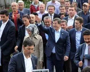 Davutoğlu çiftine Göynük’te büyük ilgi