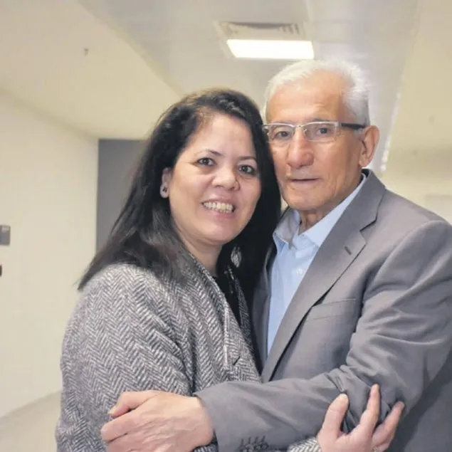 Baba-kızın kanser zaferi