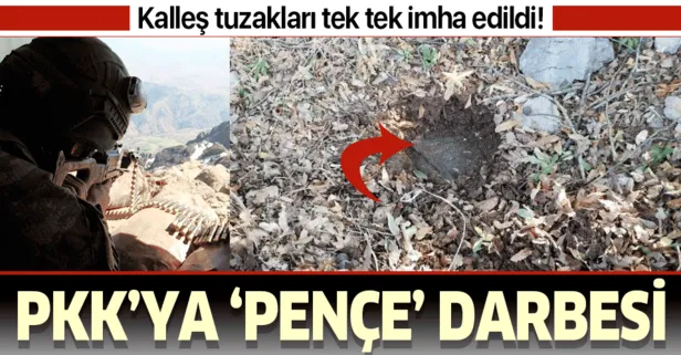 Bakanlık paylaştı! Pençe-3 Harekatı'nda PKK'nın kalleş tuzakları tek tek imha edildi!