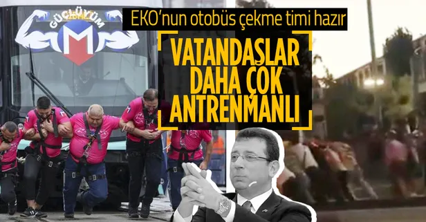 CHP'li İBB'nin tren çekme yarışması sosyal medyada 'ti'ye alındı