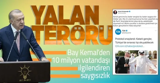 SON DAKİKA: Başkan Recep Tayyip Erdoğan’dan Kemal Kılıçdaroğlu’na ’Katarlı öğrencilere sınavsız üniversite’ tepkisi: