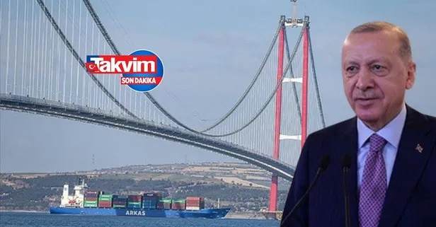 Çanakkale Köprüsü geçiş ücreti 200 TL mi? Çanakkale Köprüsü geçişi ücretsiz mi, kaç gün ücretsiz? Erdoğan müjdeyi duyurdu