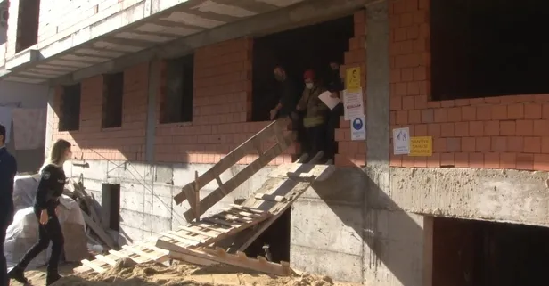 İnşaatta feci ölüm! Asansör boşluğunda kaldı