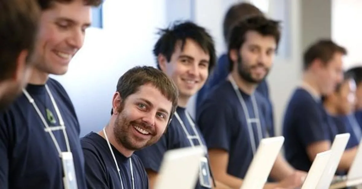 Apple management. Apple staff. Apple staff Productivity Secrets
