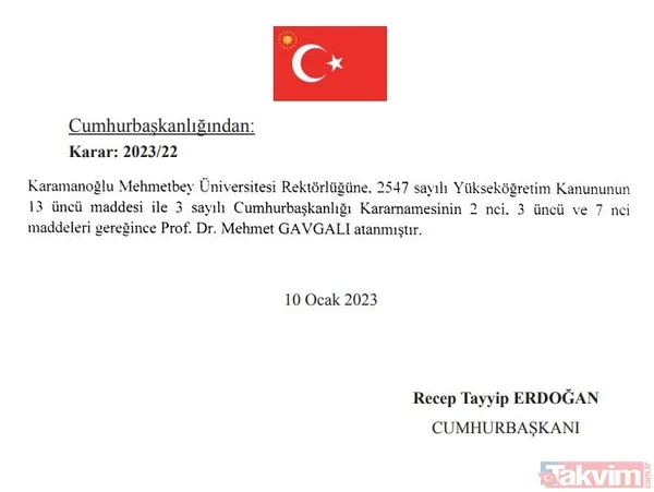 Atama kararları Resmi Gazete'de yayımlandı! İşte yeni isimler - 14