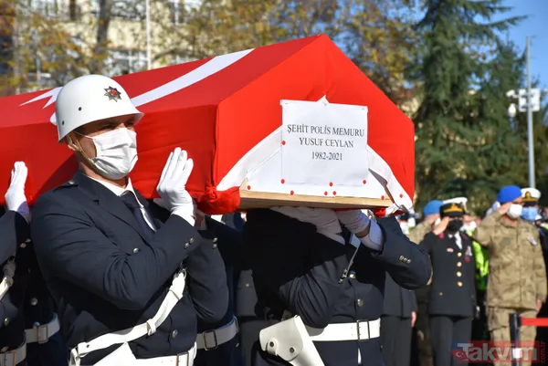 Şehit Polis Yusuf Ceylan için Trabzon'da tören düzenlendi - 12