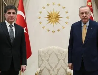 Başkan Erdoğan, Barzani’yi kabul etti