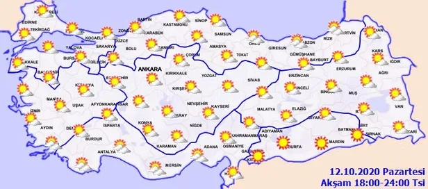 HAVA DURUMU | Meteorolojiden o bölgelere sis ve pus uyarısı | 12 Ekim İstanbul'da hava nasıl olacak?-4