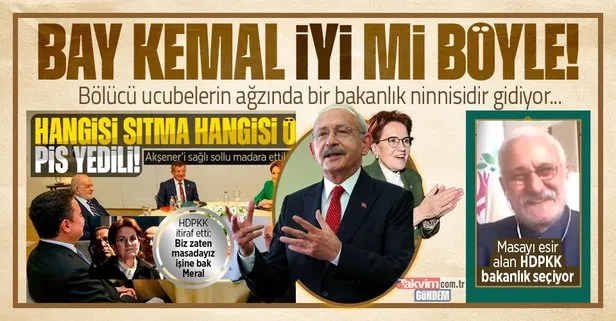 Bakanlık pazarlığında masayı esir alan HDPKK 6’lı koalisyonla dalga geçiyor: İçişleri ve Milli Savunma Bakanlığı’nı istemeyiz