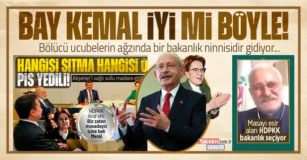 Bakanlık pazarlığında masayı esir alan HDPKK 6'lı koalisyonla dalga geçiyor: "İçişleri ve Milli Savunma Bakanlığı'nı istemeyiz"
