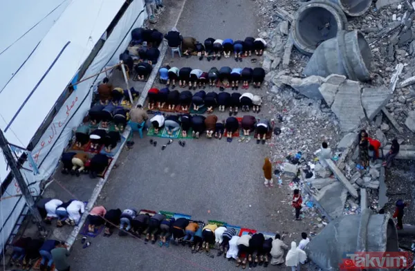 Gazze’de buruk bayram! Refah, Deyr El Balah, Cibaliye… Filistinliler bombardıman altında bayramı kutluyor - 22