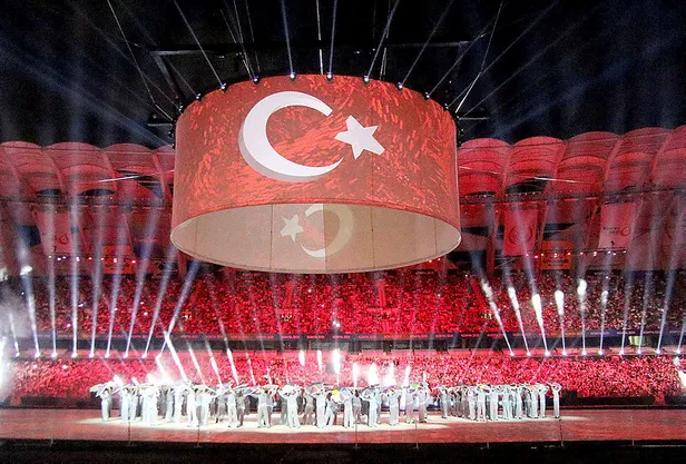 Son dakika: İslami Dayanışma Oyunları Konya’da muhteşem açılış seremonisi ile başladı! Başkan Erdoğan resmi açılışı yaptı-8