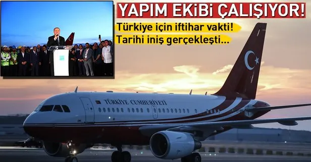 İstanbul Yeni Havalimanı’na ilk uçuşu Erdoğan’ın uçağı yaptı