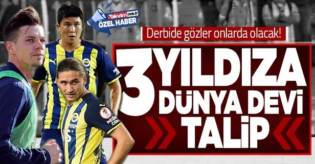 Fenerbahçe-Galatasaray derbisinde gözler onlarda olacak! Dünya devleri Kim Min Jae, Zajc ve Crespo’nun peşinde