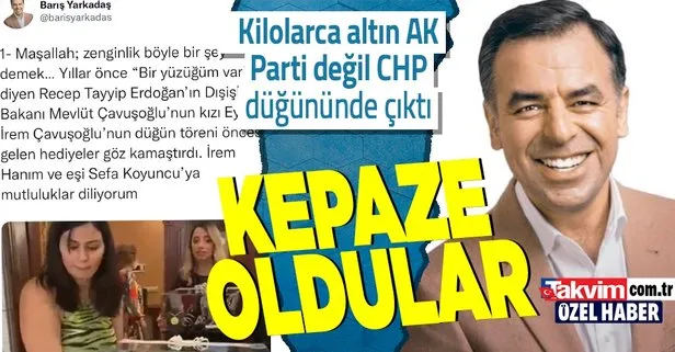 Dudak uçuklatan düğün AK Parti’nin değil CHP’nin çıktı
