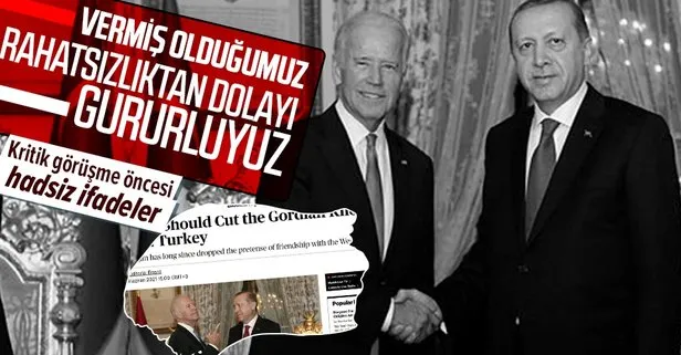Erdoğan-Biden görüşmesi öncesi Bloomberg’den hadsiz ifadeler!