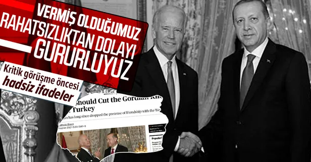 Erdoğan-Biden görüşmesi öncesi Bloomberg’den hadsiz ifadeler!