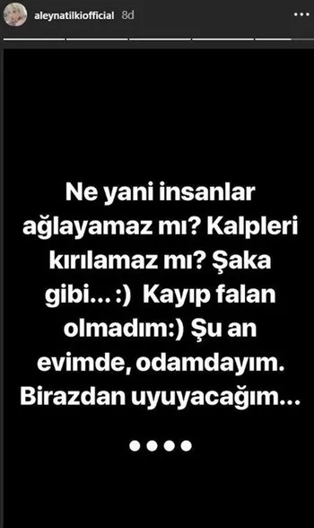 Aleyna Tilki kayboldu mu? Annesi paylaştı!-1