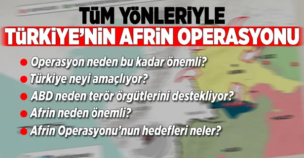 İşte tüm yönleriyle Türkiye'nin Afrin Operasyonu