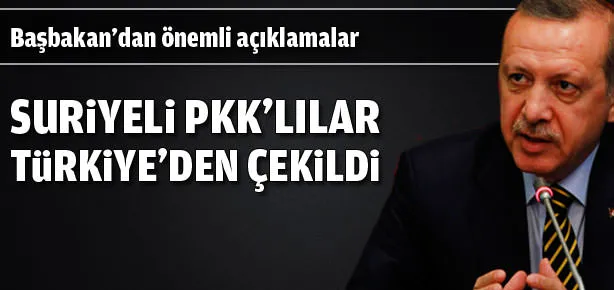 Suriyeli PKK’lılar Türkiye’den çekildi
