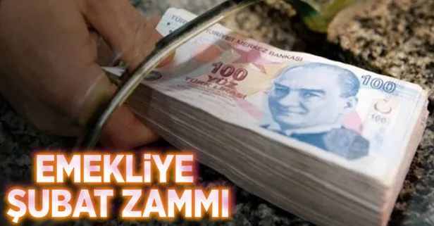 Emekliye şubat zammı