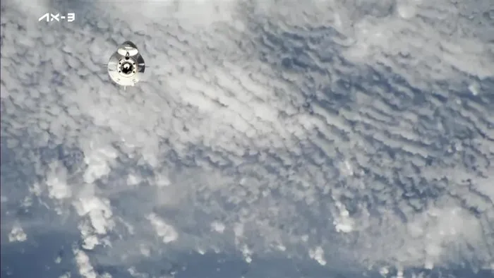 İlk Türk astronot Gezeravcı'yı taşıyan uzay aracı, Uluslararası Uzay İstasyonu'na böyle yaklaştı