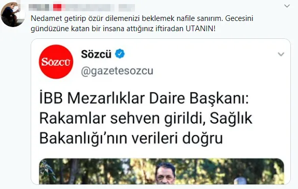 CHP'li Veli Ağbaba'nın korona iftirası elinde patladı! İBB Mezarlıklar Daire Başkanı Ayhan Koç Ağbaba'yı yalanladı!-2