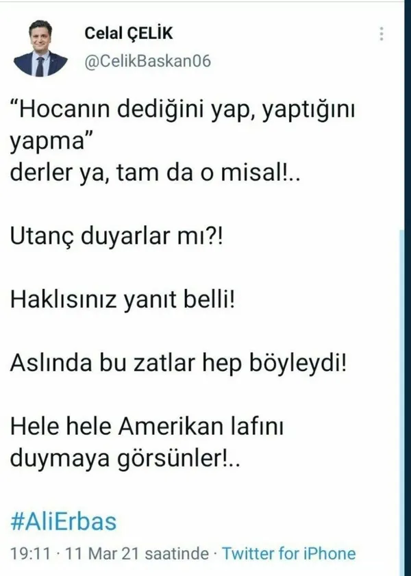 Prof. Dr. Ali Erbaş hakkında mesnetsiz iddialarda bulunan yalancı beşliye tokat gibi cevap: Sanırım kaynağınız Gülnaz Şırınga-8