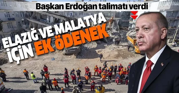 Son dakika: Başkan Erdoğan talimat verdi! Elazığ ve Malatya için ek ödenek gönderildi