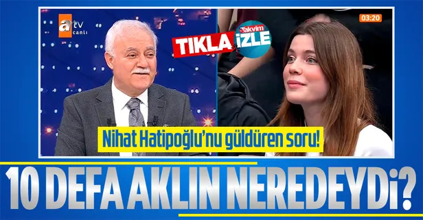 Nihat Hatipoğlu'nu güldüren soru: 10 defa terk edildim, 11. defa affetmek caiz midir?