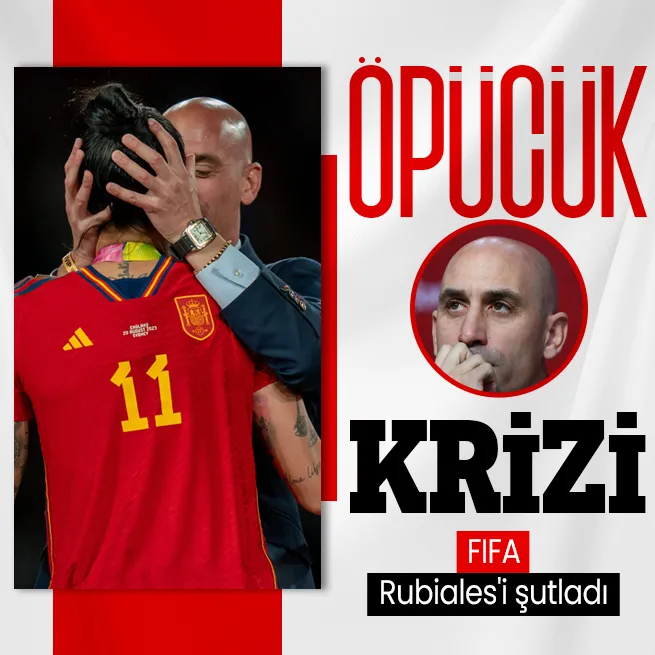 Öpücük krizine FIFA da girdi! Luis Rubiales için flaş karar