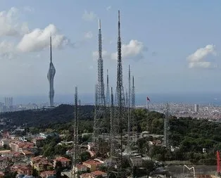 Çamlıca’da eski vericilerin sökümüne başlandı