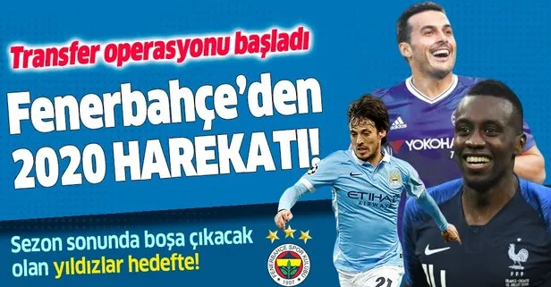 Fenerbahçe’den 2020 harekatı! Pedro, Vertonghen, David Silva ve Matuidi...