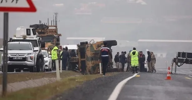 Diyarbakır'da askeri araç devrildi: 6 yaralı