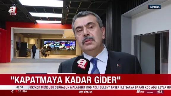 Milli Eğitim Bakanı Yusuf Tekin A Haber'e özel açıklamalar